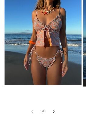 Strawberry Milk Mob Marmalade Tankini (S) and bottoms (XS)